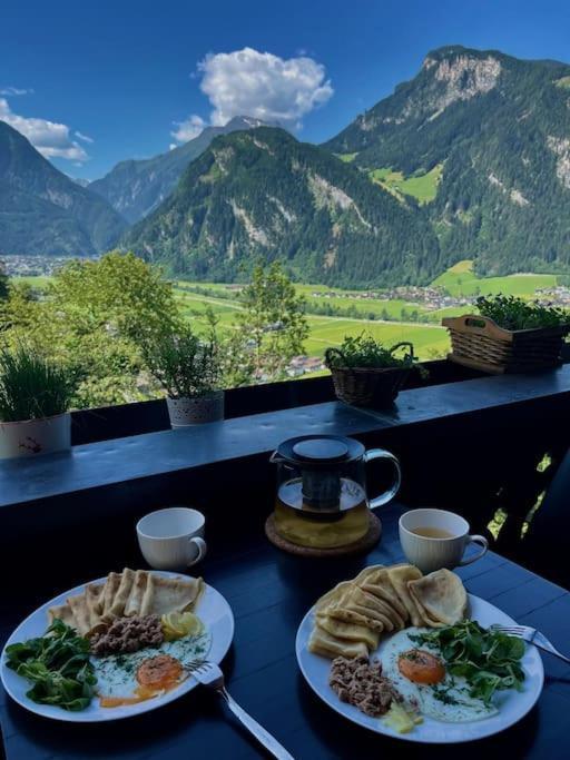 Alpine Cottage With Exceptional View Mayrhofen Dış mekan fotoğraf